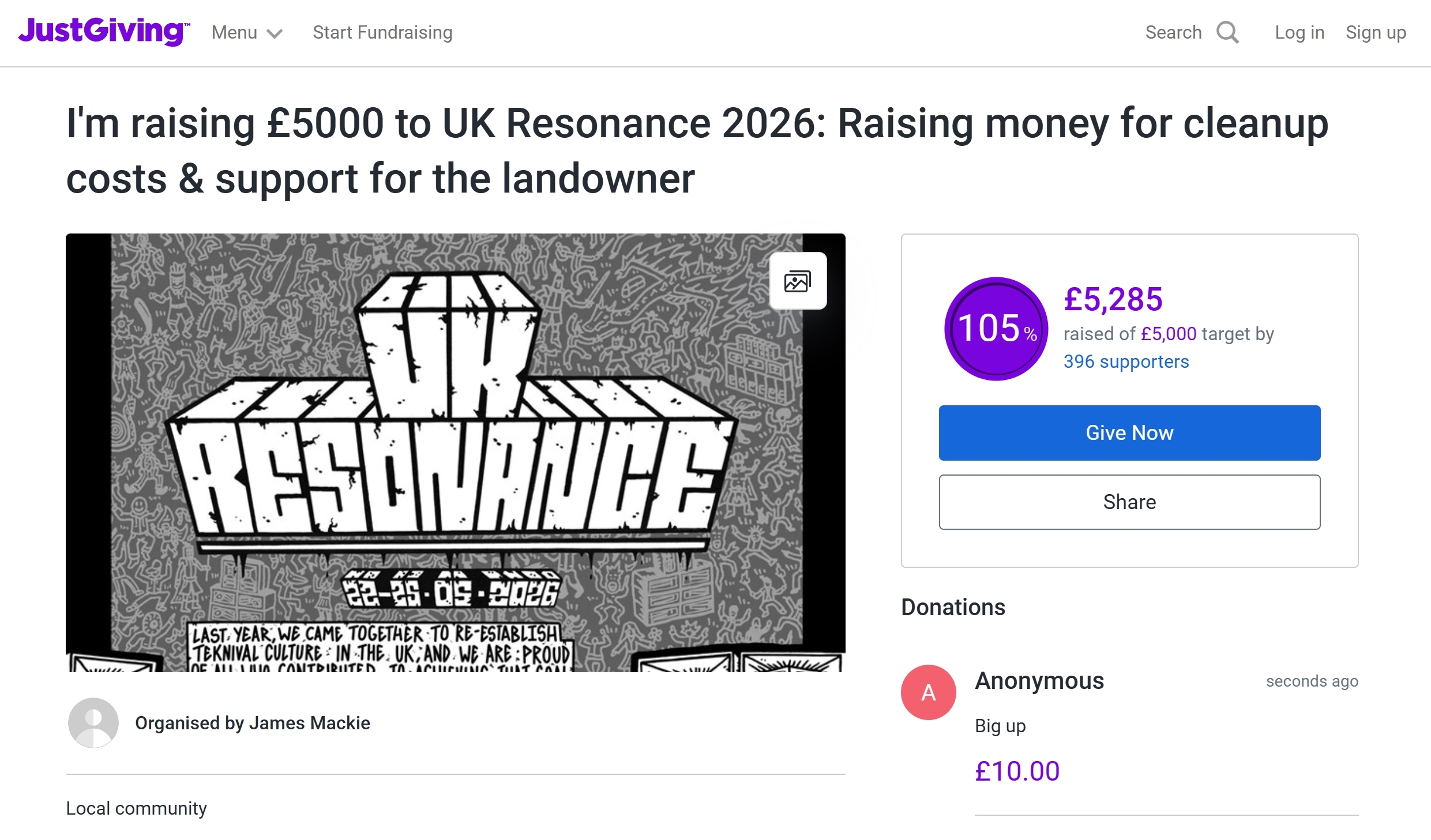 Rave Fundraising