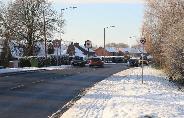 Snow in Retford